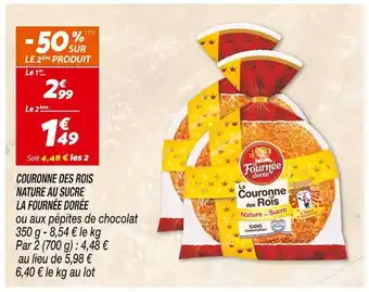 Netto La fournée dorée couronne des rois nature au sucre offre