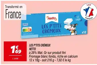 Netto Netto les p'tits crémeux offre