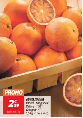 Netto ORANGE SANGUINE offre