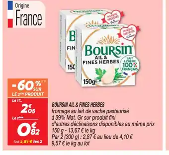 Netto BOURSIN AIL&FINES HERBES offre
