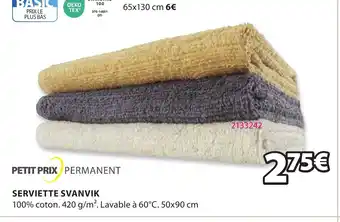 JYSK SERVIETTE SVANVIK offre