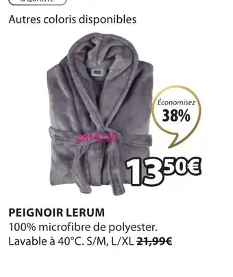 JYSK PEIGNOIR LERUM offre