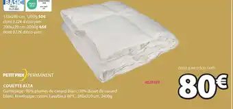 JYSK COUETTE ALTA offre