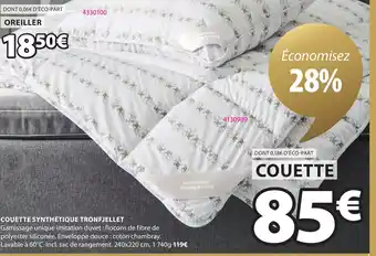 JYSK COUETTE SYNTHÉTIQUE TRONFJELLET offre