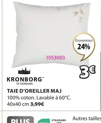 JYSK TAIE D'OREILLER MAJ offre