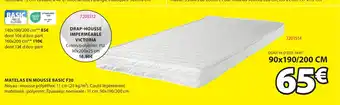 JYSK MATELAS EN MOUSSE BASIC F30 offre