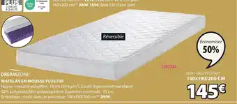 JYSK MATELAS EN MOUSSE PLUS F30 offre