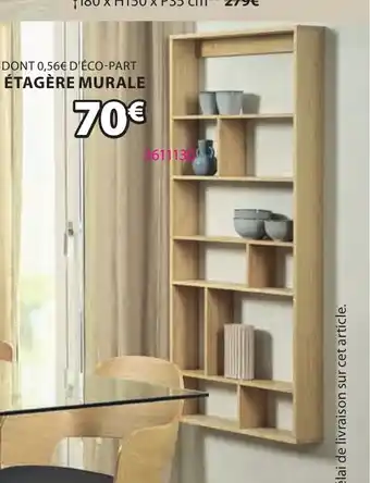 JYSK ÉTAGÈRE MURALE SALTRUP offre