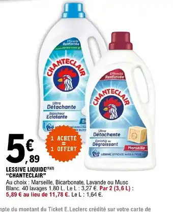 E.Leclerc LESSIVE LIQUIDE CHANTECLAIR offre