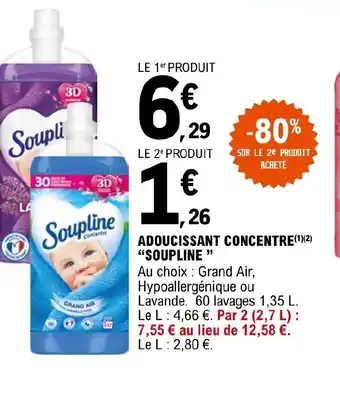 E.Leclerc ADOUCISSANT CONCENTRE SOUPLINE offre