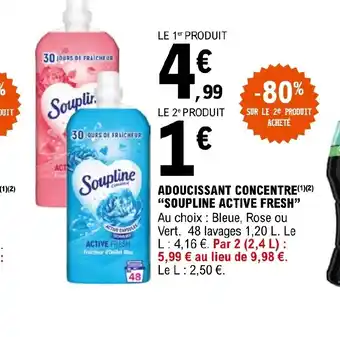 E.Leclerc ADOUCISSANT CONCENTRE SOUPLINE offre
