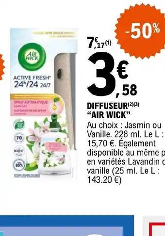 DIFFUSEUR AIR WICK
