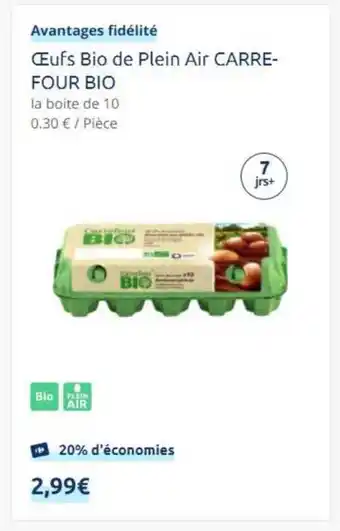 Carrefour Drive Oeufs Bio De Plein Air Carrefour Bio offre