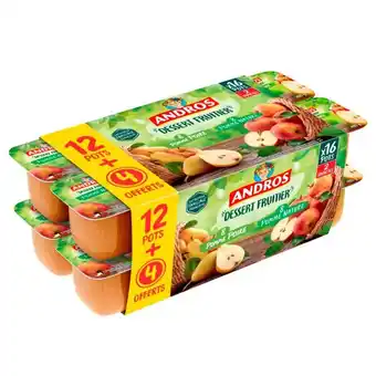 Auchan Dessert fruitier andros offre