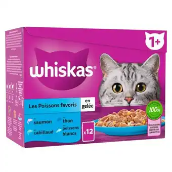 Auchan Pâtée en gelée pour chat adulte whiskas offre