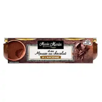 Auchan Mousse au chocolat à l'ancienne marie morin offre