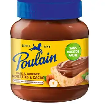 Auchan Pâte à tartiner cacao noisettes poulain offre