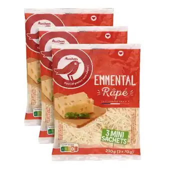 Auchan Emmental râpé auchan offre