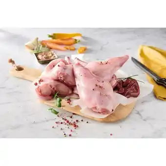 Auchan Lapin entier découpé offre
