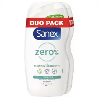 Auchan Gel douche sanex essentiel offre