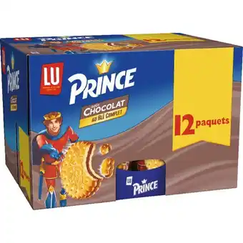 Auchan Prince au chocolat au lait lu offre