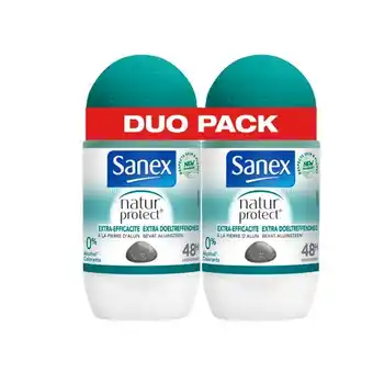 Auchan Déodorant bille sanex natur protect offre
