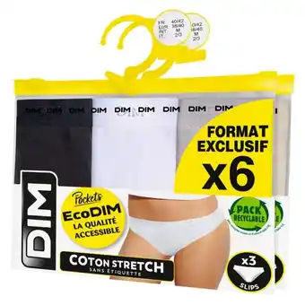 Auchan Slips ou boxers femme dim offre