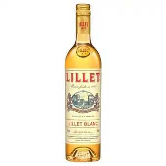 Auchan Lillet apéritif de bordeaux blanc offre