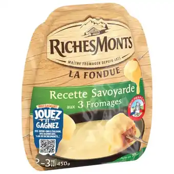 Auchan Fondue savoyarde richemonts offre
