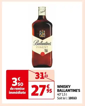 Auchan Supermarché Ballantine's whisky offre
