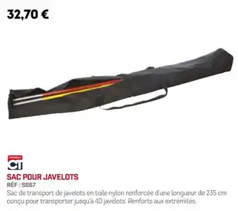 Sport 2000 SAC POUR JAVELOTS offre