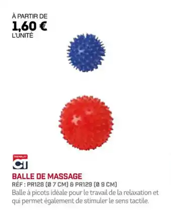 Sport 2000 BALLE DE MASSAGE offre