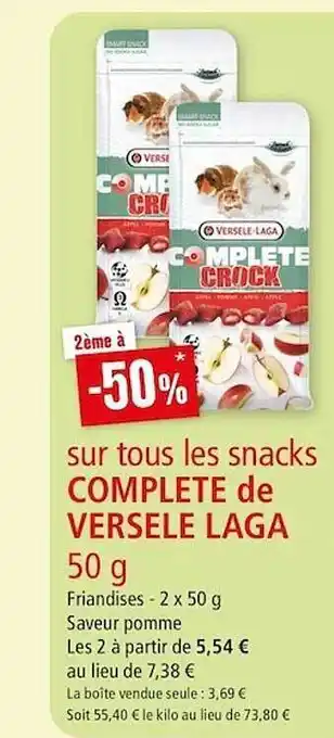 Maxi Zoo Snacks Complete De Versele Laga offre