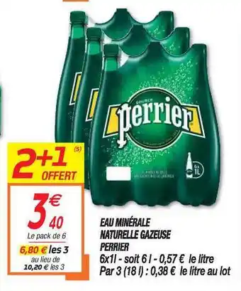 Netto Eau Minérale Naturelle Gazeuse Perrier offre