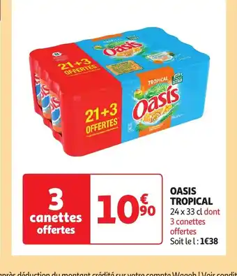 Auchan Supermarché OASIS TROPICAL offre