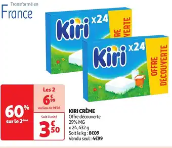 Auchan Supermarché KIRI CRÈME offre