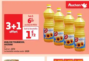 Auchan Supermarché HUILE DE TOURNESOL offre