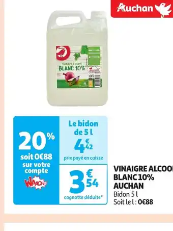 VINAIGRE ALCOOL BLANC 10%