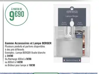 Géant Casino Gamme Accessoires et Lampe BERGER offre