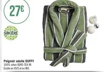 Géant Casino Peignoir adulte DUFFY offre