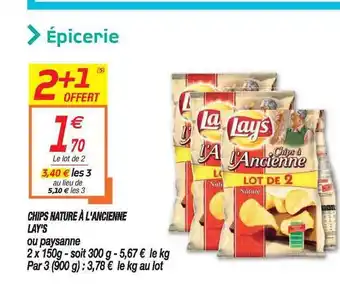 Netto Chips Nature à L'ancienne Lay's offre