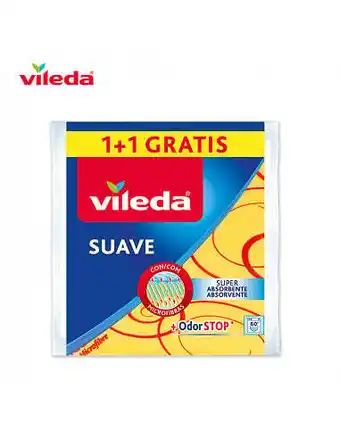 Bricorama Lot vileda de 2 chiffons doux microfibres offre