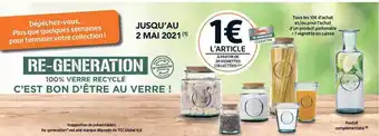Netto Re-génération 100% Verre Recyclé offre