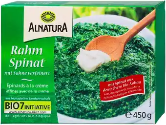 Match Alnatura epinards à la crème offre