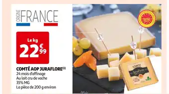 Auchan Supermarché Juraflore comté aop offre