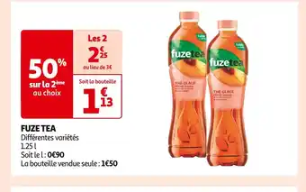 Auchan Supermarché Fuze tea fuze tea offre