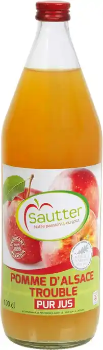 Match Sautter pur jus de pomme d'alsace offre