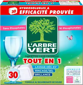 Match L'arbre vert tablettes lave-vaisselle offre