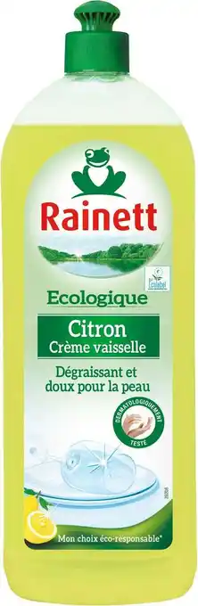 Match Rainett sur la gamme liquide vaisselle offre