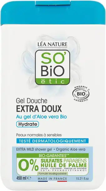 Match So'bio etic gel douche offre
